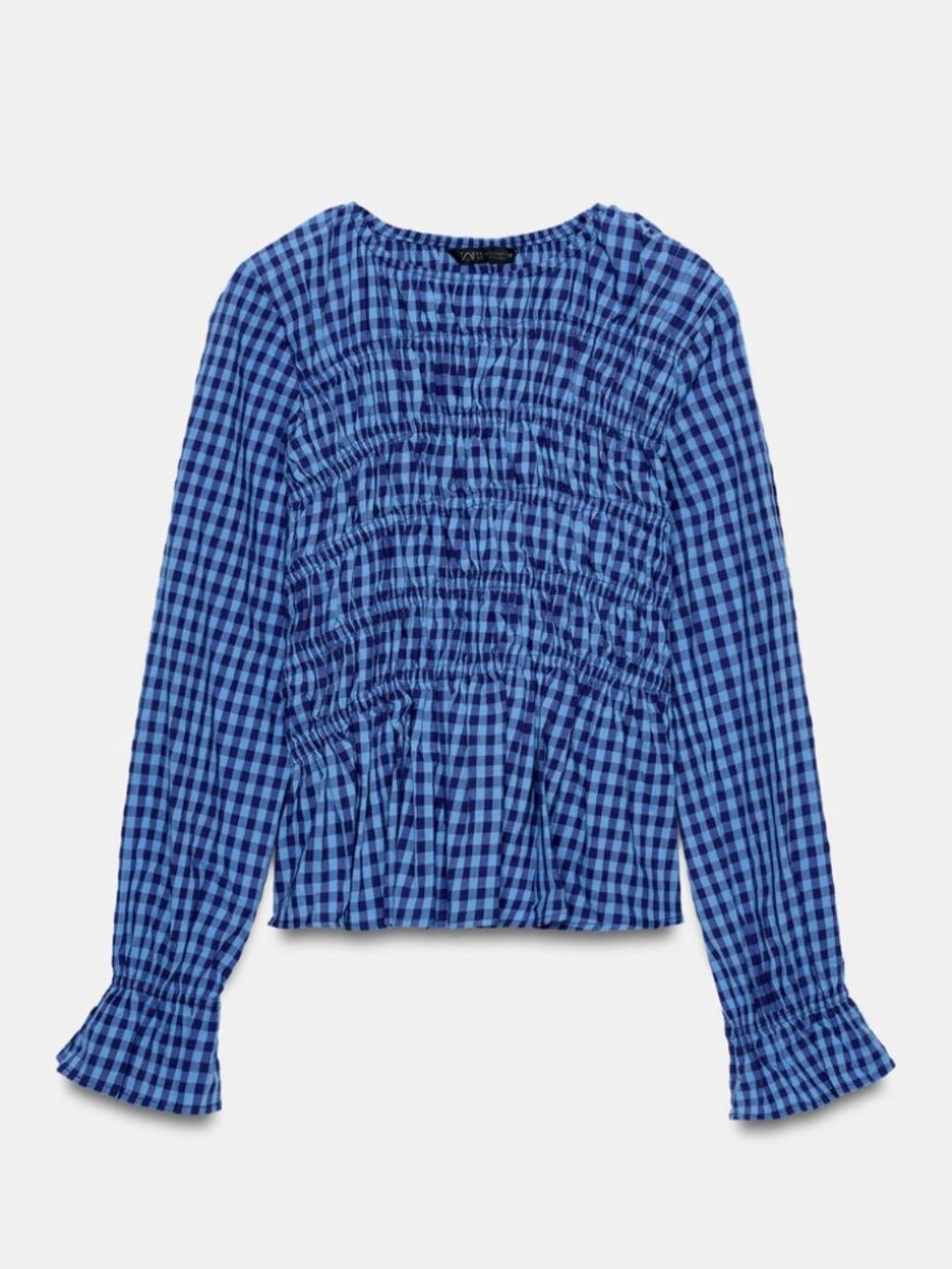 gingham blouse shirt